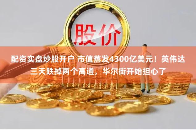 配资实盘炒股开户 市值蒸发4300亿美元！英伟达三天跌掉两个高通，华尔街开始担心了